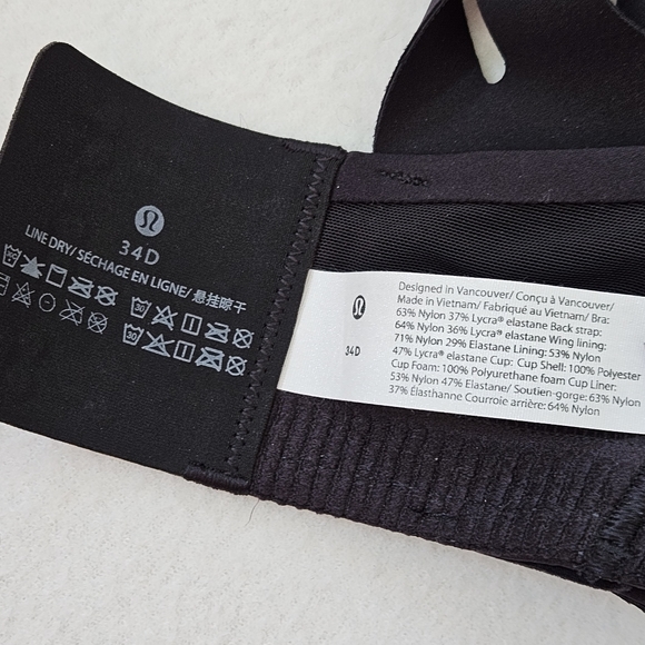 Lululemon Air Support Bra Black - Picture 8 of 11